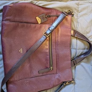 Large fossil crossbody bag